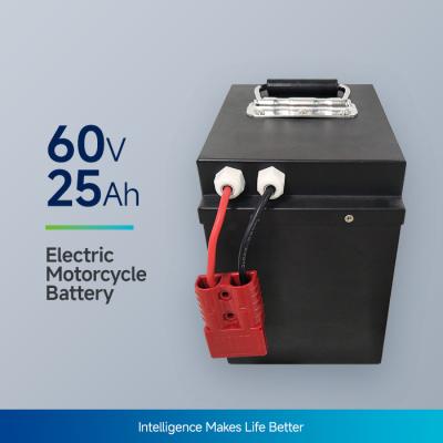 China High Rate Discharge Electric motorcycle Battery 60V 25Ah e scooter Swappable battery for sale