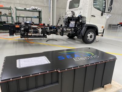 Chine Appui spécial de batterie de véhicule de Hino 103Kwh avec le lecteur 100 de MER pour l'étape électrique Van à vendre