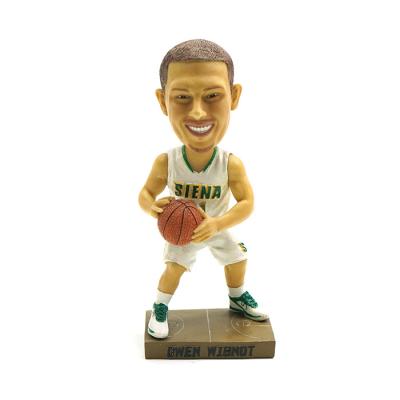 China Worldwide custom resin basketball player world jerk head for gift bobbleheads figurines for sale