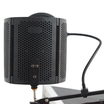 China 2021 Professional New Product G1 Desktop Microphone Isolation Shield For Professional Microphone Recording Small Type for sale