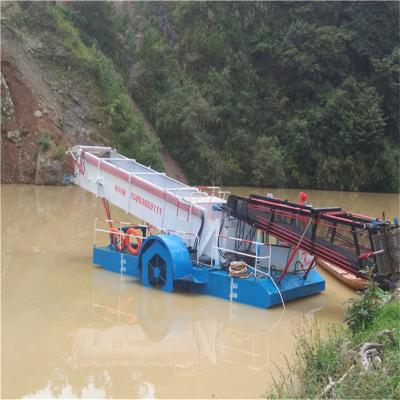 China Agua Hyacinth Harvester Boat de la máquina de la desnatadora de la basura de 3CBM 2000m2/HR en venta