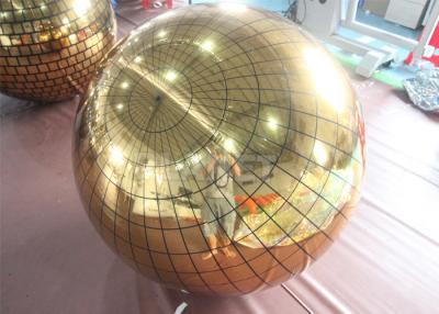 China Hangende Disco Glinsterende Kerstbal Spiegel Regenboog Ballon Opblaasbare Disco Spiegel Ball Voor Kerstfeest Show Te koop