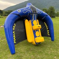 Cina Adulti Pazzi Inflatabile Tubo di Kite Volante Giraffabile Sport Acquei PVC Acqua Manta Ray in vendita