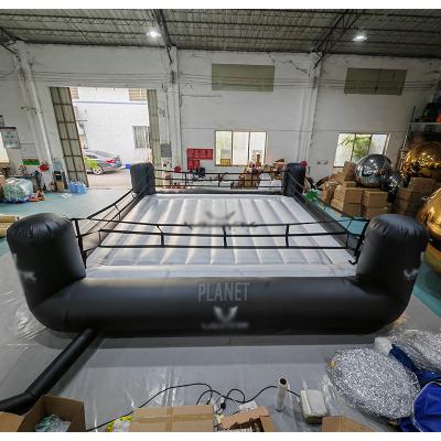 China Custom Kinder Erwachsene aufblasbarer Boxring Boxbouncer aufblasbarer Wrestling Ring zum Mieten zu verkaufen