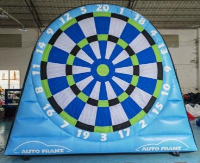 China Carnavalspelen opblaasbaar Voetbal Dart Board PVC Voetbal Dart Board Voetbal Dart For Rent Te koop