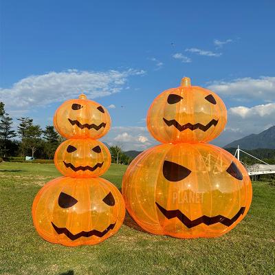 China Luftdichte Halloween aufblasbare Orange Kürbis aufblasbare Kürbis Modell Party Garten Dekoration zu verkaufen