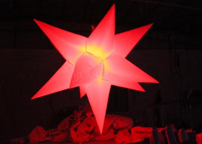 China Glänzende aufblasbare Led Star Schöne LED Aufblasbare Hängende Led für die Party zu verkaufen