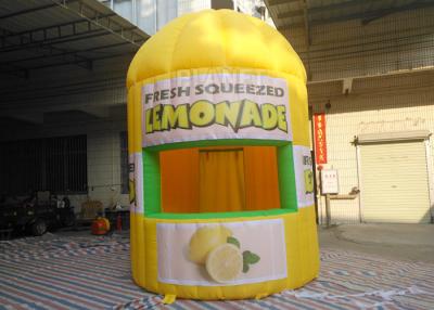 China Gele Opblaasbare de Limonadecabine plt-063 van Oxford 3M de Hoogte van Dia/4 M Te koop