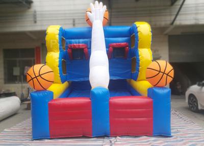 China Juegos inflables flexibles de los deportes, aro de baloncesto inflable doble en venta