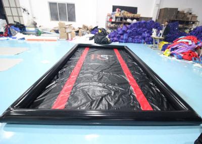 China Zwart pvc-Geteerd zeildoek 5x3m de Opblaasbare Mat van de Autowas Te koop