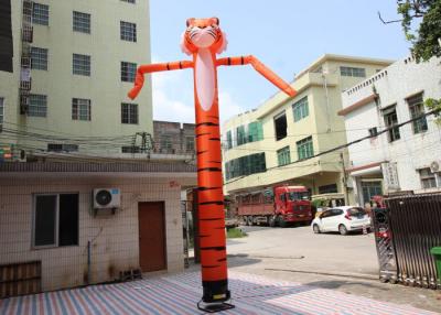 China Aangepast Tiger Shape Inflatable Sky Dancer met Ventilator Te koop