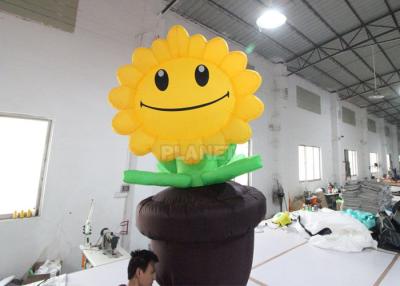 China Flor inflável de Sun dos desenhos animados EN14960 comerciais para a propaganda à venda