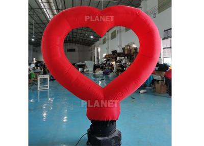 China Wedding Decor Red Inflatable Advertising Balloon With Light for sale