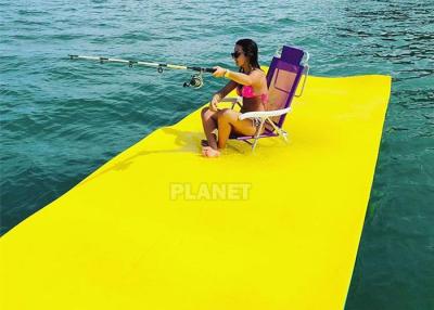 China Piscina inflable amarilla EVA Floating Mat del mar de los juegos del agua en venta