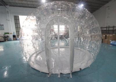 Cina tenda gonfiabile della cupola del PVC 4m Dia Transparent Igloo Clear Bubble di 0.8mm per il campeggio/partito in vendita