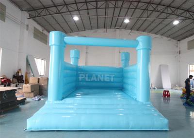 Cina I bambini gonfiabili di salto rimbalzante gonfiabili materiali del castello commerciale blu dello scorrevole del castello del PVC rimbalzano la Camera in vendita