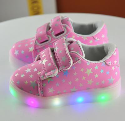 China Slip-on shoe led lightweight children shoes girls shoes kids student shoes for sale