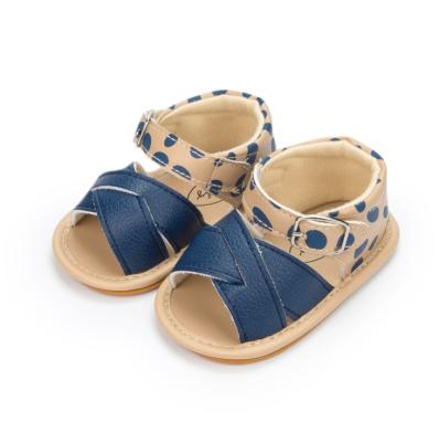 China Summer Lightweight Baby Sandals Boys Leather Soft-soled Flat Shoes for sale