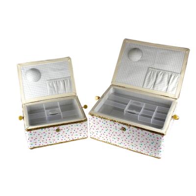 China 2019 New Polyester Inlet Jewelry Cosmetic Basket Ornaments Sewing Kit Viable Inlet Needle Basket for sale