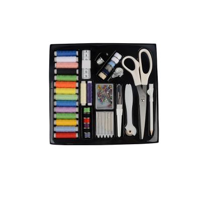 China Mini Wholesale Travel Folding Magnetic Portable Sewing Kit Set Plastic Box For Travel for sale