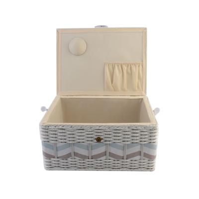 China Viable Organizer Stylish Popular Fancy Knitted Storage Basket Te koop