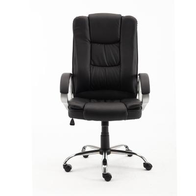 China (Height) High Swivel Modern Ergonomic Adjustable Computer Visitor PU Boss Executive Leather Office Chair for sale