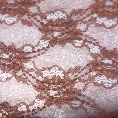 China OEM bordado de Mesh Lace Fabric del vestido de boda del romanticismo disponible en venta