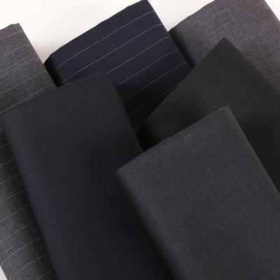 China Italian Merino Polyester Cashmere Tweed Wool Fabric 260-420gsm For Suiting for sale