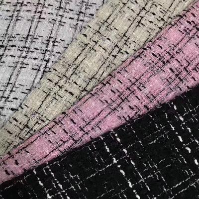 China Herringbone Check Polyester Worsted Tweed Wool Fabric 150cm Width for sale