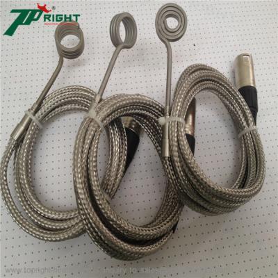 China Hotels ID16mm Heating Ring E-Nail Coil Heater With Braided Sleeve Wire for sale