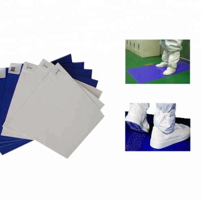 China Medical / Cleanroom and Others Wholesale Price Blue Cleanroom Disposable Sticky Mat for sale