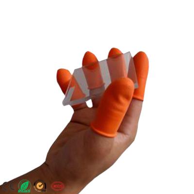 China Anti-Static Orange ESD Finger Stall Anti-Static Finger Cradle for sale