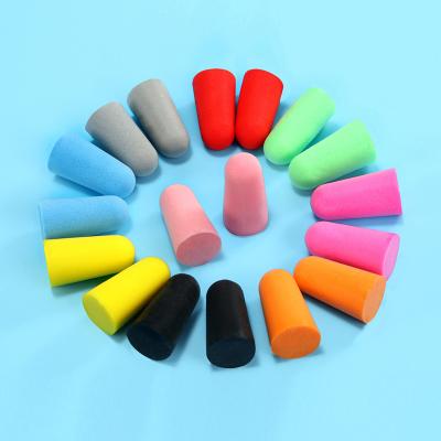 China Environmentally Sound Sound Insulation Soft Sleep Travel Foam Sleep Earplugs for sale