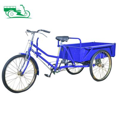 China Wholesale Price Drum Brake System Tricycle Body 3 Pedal Rickshaw Adult Cargo Ride/Open Wheel Bike Substitute Other Tricycle for sale