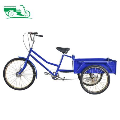 China Wholesale Price Large Capacity 80kg Tricycle Pedal Rickshaw Adult Cargo Ride/Alternate Body 3 Wheel Agricultural Open Bike Other Tricycle for sale