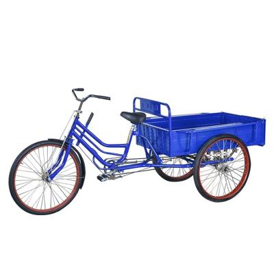 China Adult Cargo Pedal Rickshaw Cargo/Human Agricultural Walk Low Price Tricycle Body 3 Wheel Replacement Open Bike Other Tricycle for sale