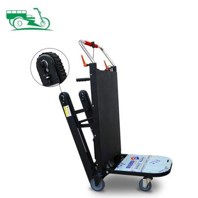 China Crawler/More Stable/Easier/Safer Stair Climbing Dolly Max Load 300kg 250w Motorized Electric Stair Climbing Machine For Transport Cargo for sale