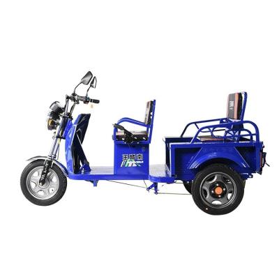 China Electric Rickshaw 48V 60V 650w 800w Replacement Auto Open Tricycle 3 Wheel Ride Adult Recreational Tricycle for sale