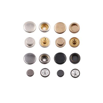 China Dry Cleaning Brass Snap Button For Down Jacket Jeans Custom Brass Snap Fastener Press Button Customized For Garment Accessories for sale