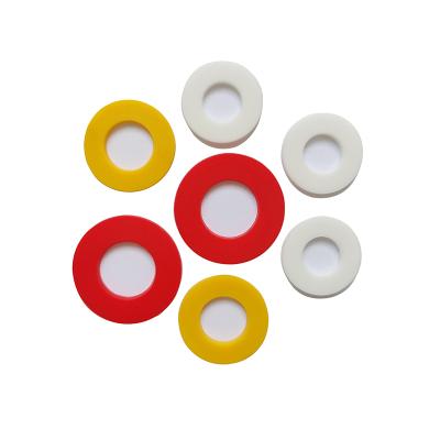 China Nickel Free Grommet Seal PVC Flat Plastic Gasket For Grommet Installation Colored Rubber Gasket For Garment Accessories Grommets Grommet for sale