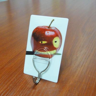 China Viable Nail Free Reusable Heavy Duty Magic Wall Hook With Stainless Steel Hanger for sale