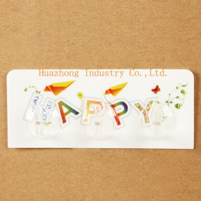 China Free Sample Sustainable Home Decorate Plastic Bag Hook for sale