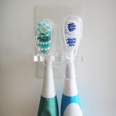 China Good Quality Sustainable Plastic Toothbrush Holder With Suction Cup for sale