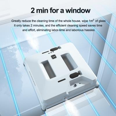 China 2022 Home Water Box Water Jet Glass Window Vacuum Cleaner Robot 2.4G Remote Control for sale