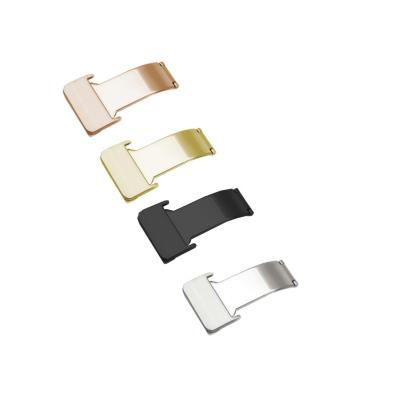 China New 16mm 18mm Stainless Steel Stainless Steel Folding Buckle For Huawei Watch Band Buckle for sale