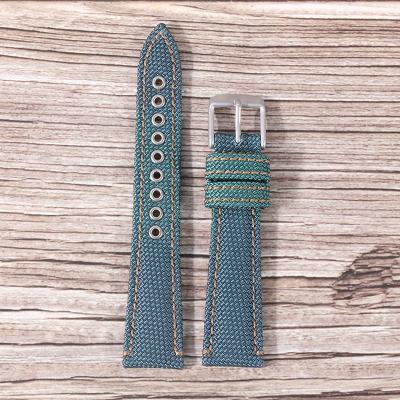 China 20MM Side Band Environmental Friendly Canvas Top Quality Cloth Strap Inclusive Woven Nylon Strap for sale