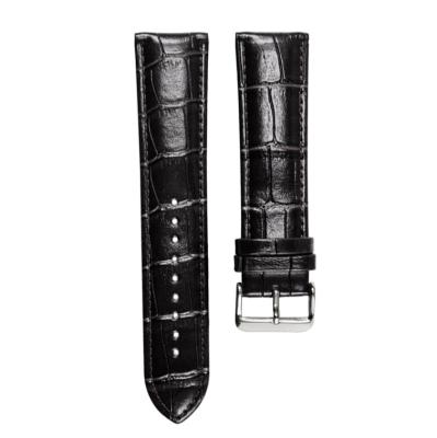 China Strap 20mm21mm22mm Natural Leather Strap Cowhide Strap With Stainless Steel Buckle Mens Leather Watch Bands for sale