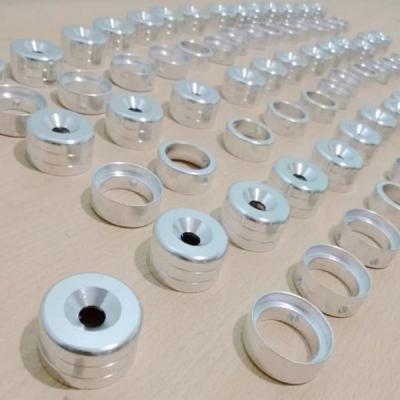 China Non-slip Aluminum Sleeve Handle End Cover Caps Aluminum stop ring Aluminum cap for sale