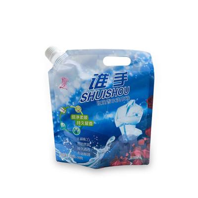 China Popular Custom Logo 5l Punching Barrier 2023 Plastic Water Tank Carrier 5 His 10l Packaging Bags for sale