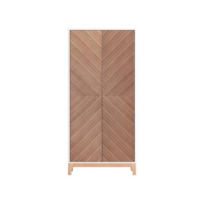 China High quality minimalist simple design melamine veneer walnut parquet painting wood cabinet for office and home for sale